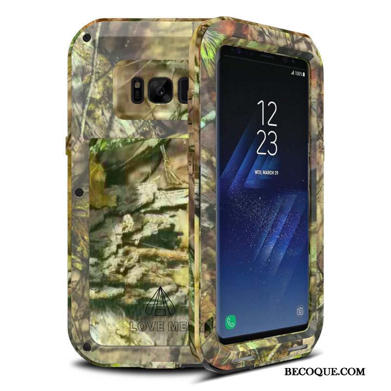 Samsung Galaxy S8 Coque Créatif Personnalité Trois Défenses Tendance Camouflage Incassable