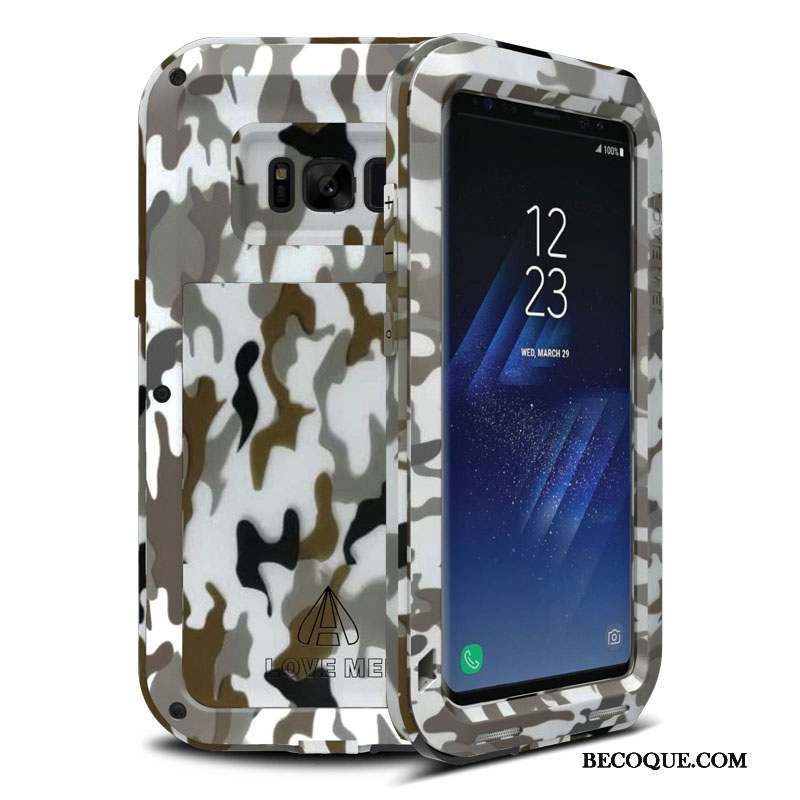 Samsung Galaxy S8 Coque Créatif Personnalité Trois Défenses Tendance Camouflage Incassable