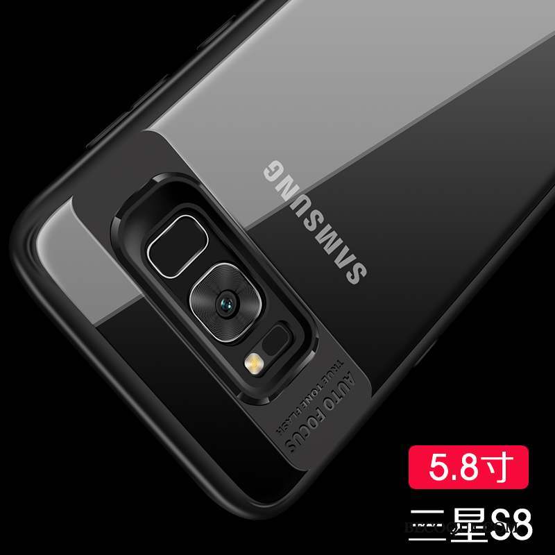 Samsung Galaxy S8 Coque De Téléphone Bleu Protection Étui Silicone Incassable