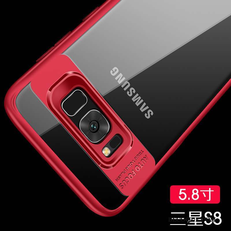 Samsung Galaxy S8 Coque De Téléphone Bleu Protection Étui Silicone Incassable