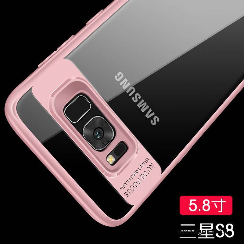 Samsung Galaxy S8 Coque De Téléphone Bleu Protection Étui Silicone Incassable