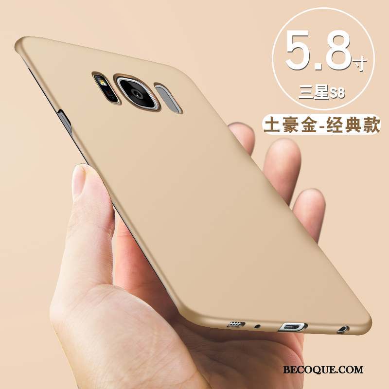 Samsung Galaxy S8 Coque De Téléphone Difficile Noir Étui Protection Incassable