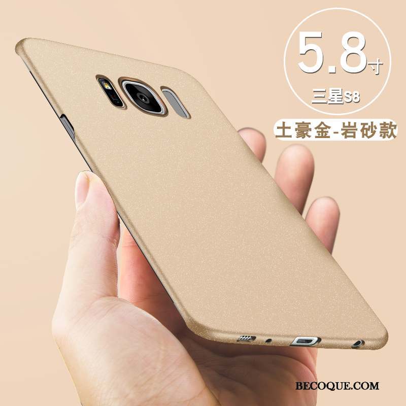 Samsung Galaxy S8 Coque De Téléphone Difficile Noir Étui Protection Incassable