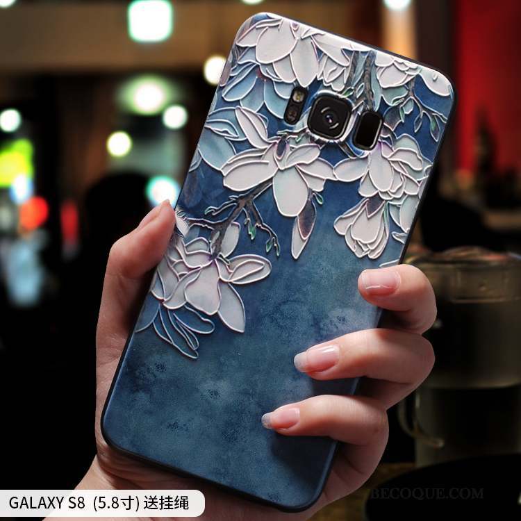 Samsung Galaxy S8 Coque De Téléphone Rouge Créatif Silicone Tout Compris Étui