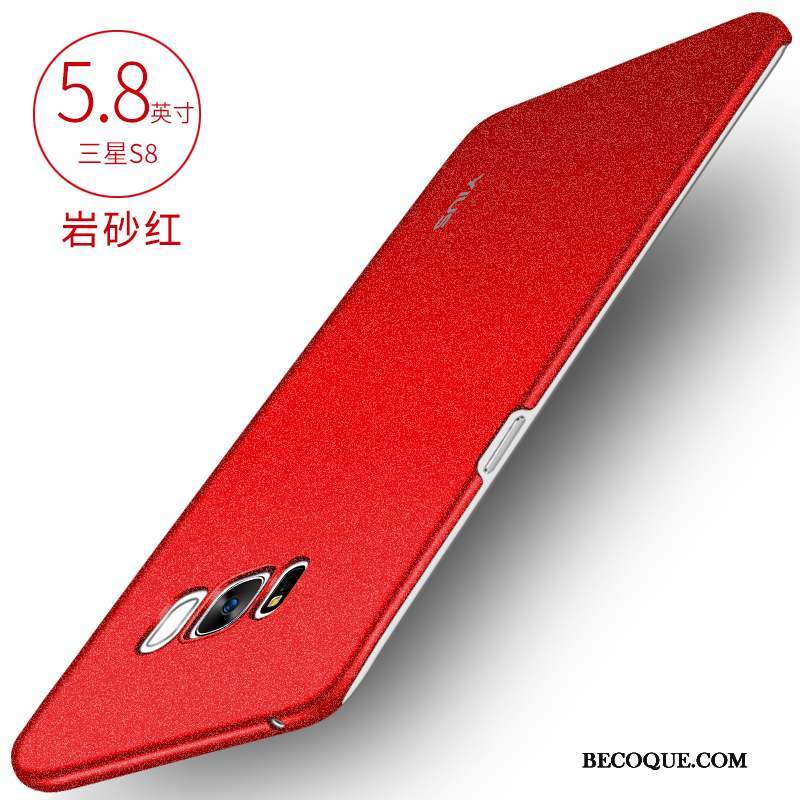 Samsung Galaxy S8+ Coque De Téléphone Rouge Rose Incassable Tout Compris Difficile