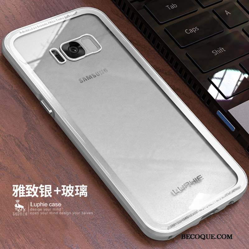 Samsung Galaxy S8 Coque De Téléphone Étui Protection Bleu Métal Créatif