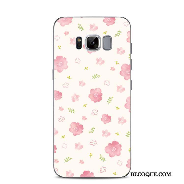 Samsung Galaxy S8+ Coque Dentelle Fluide Doux De Téléphone Gaufrage Silicone