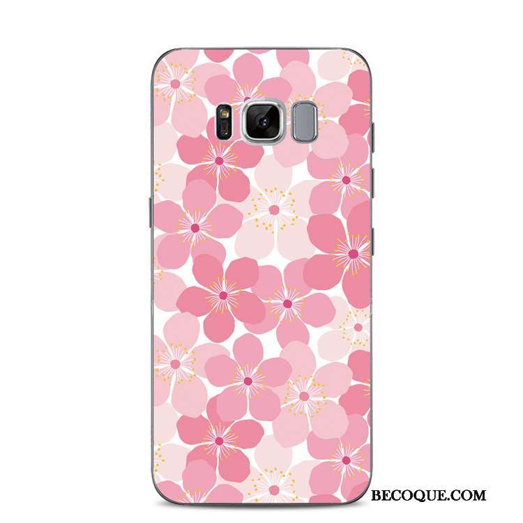 Samsung Galaxy S8+ Coque Dentelle Fluide Doux De Téléphone Gaufrage Silicone