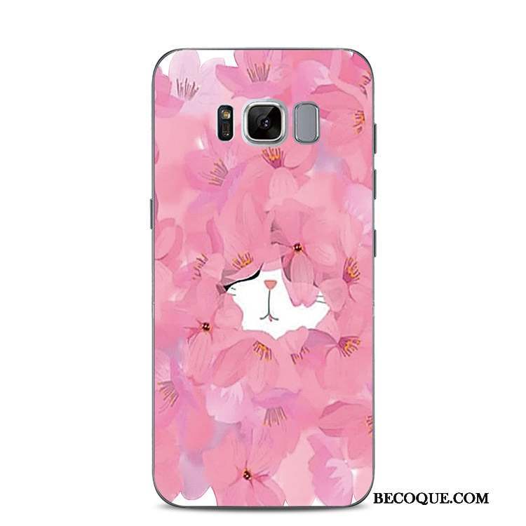 Samsung Galaxy S8+ Coque Dentelle Fluide Doux De Téléphone Gaufrage Silicone