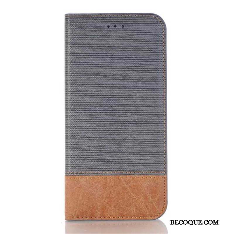 Samsung Galaxy S8 Coque Gris Étui En Cuir Automatique Protection Bicolore Carte