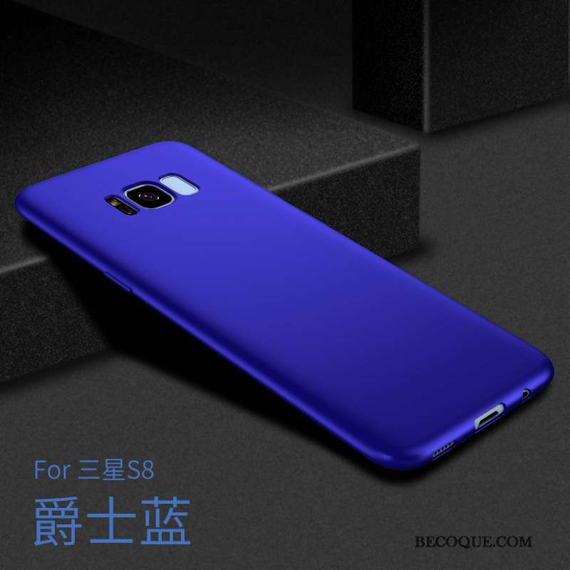 Samsung Galaxy S8 Coque Incassable Créatif Délavé En Daim Protection Tout Compris Fluide Doux