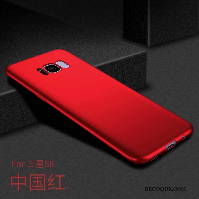 Samsung Galaxy S8 Coque Incassable Créatif Délavé En Daim Protection Tout Compris Fluide Doux