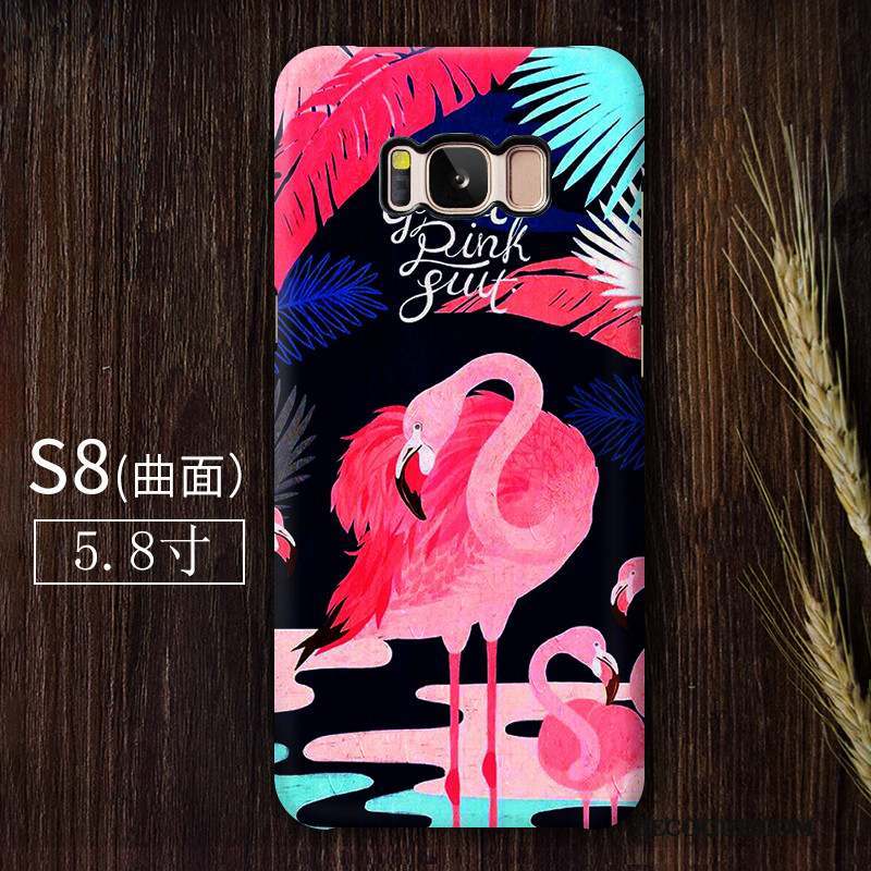 Samsung Galaxy S8 Coque Incassable Rouge Sac Art Protection Difficile