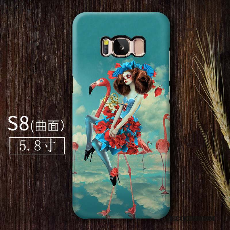 Samsung Galaxy S8 Coque Incassable Rouge Sac Art Protection Difficile