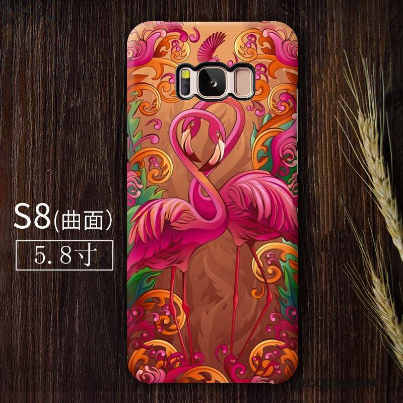 Samsung Galaxy S8 Coque Incassable Rouge Sac Art Protection Difficile