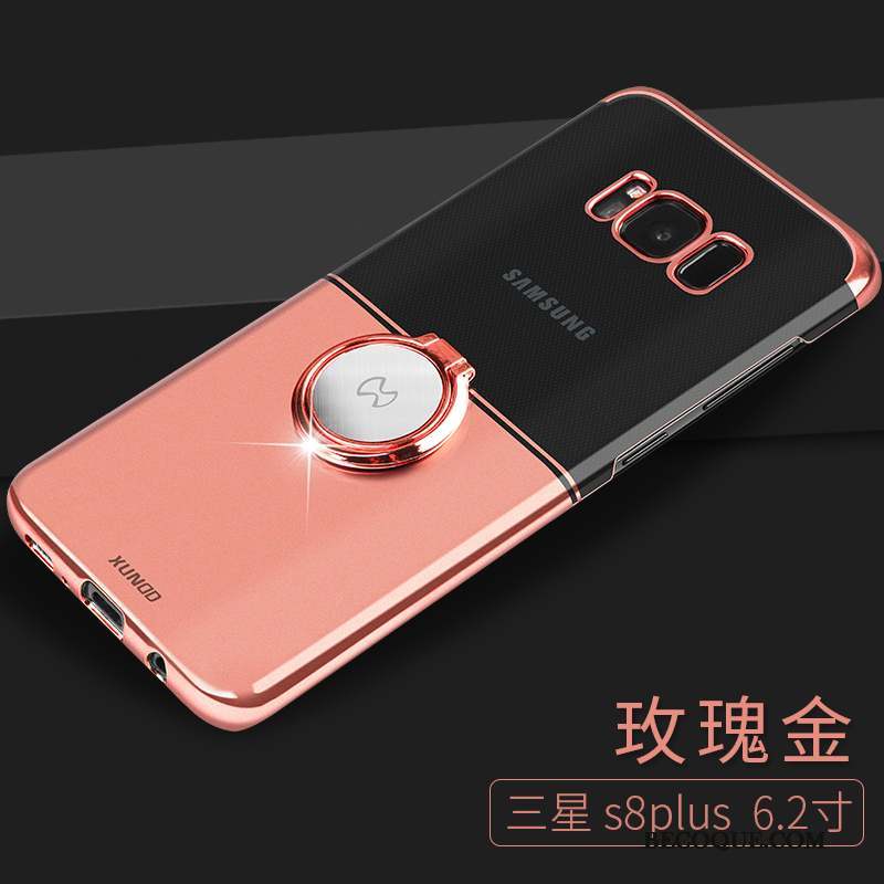 Samsung Galaxy S8+ Coque Incassable Une Agrafe Étui Anneau Noir Protection