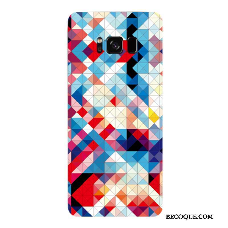 Samsung Galaxy S8+ Coque Multicolore Amoureux Étui Incassable Tout Compris Marque De Tendance