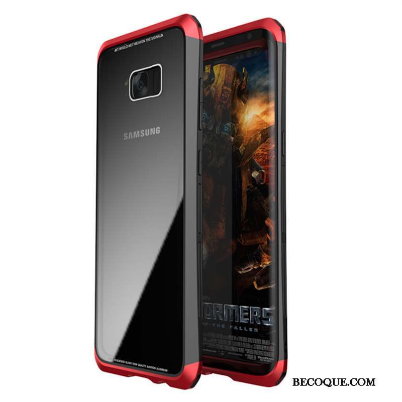 Samsung Galaxy S8 Coque Noir Incassable De Téléphone Étui Border