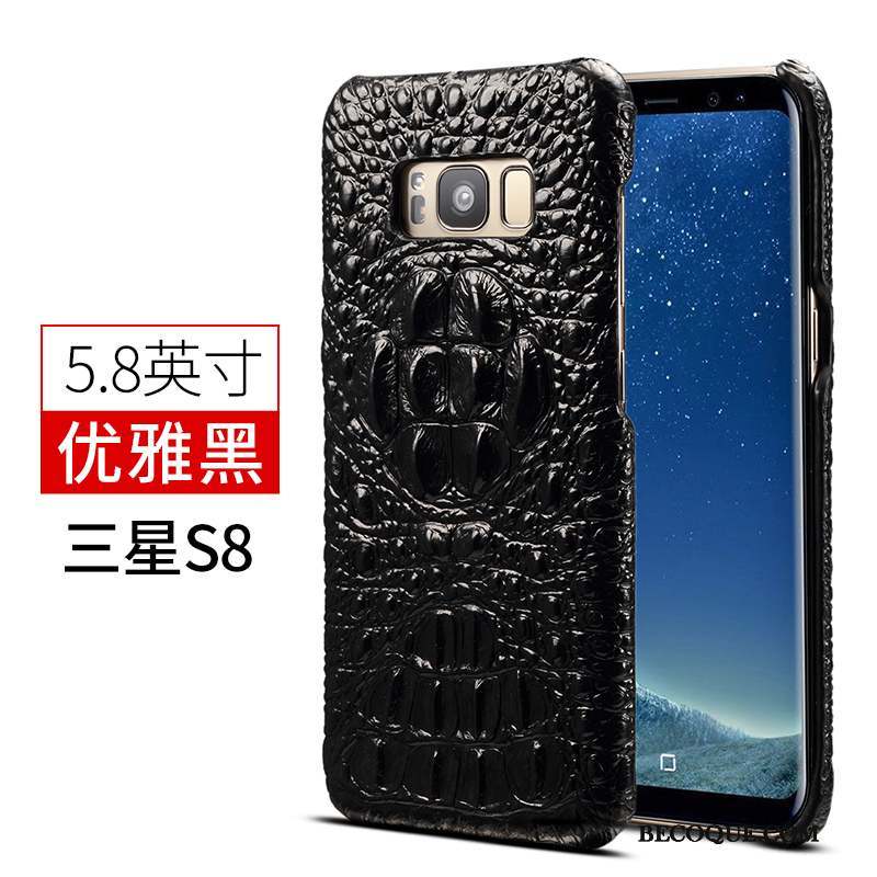 Samsung Galaxy S8 Coque Nouveau Business Cuir Mince Étui En Cuir Luxe