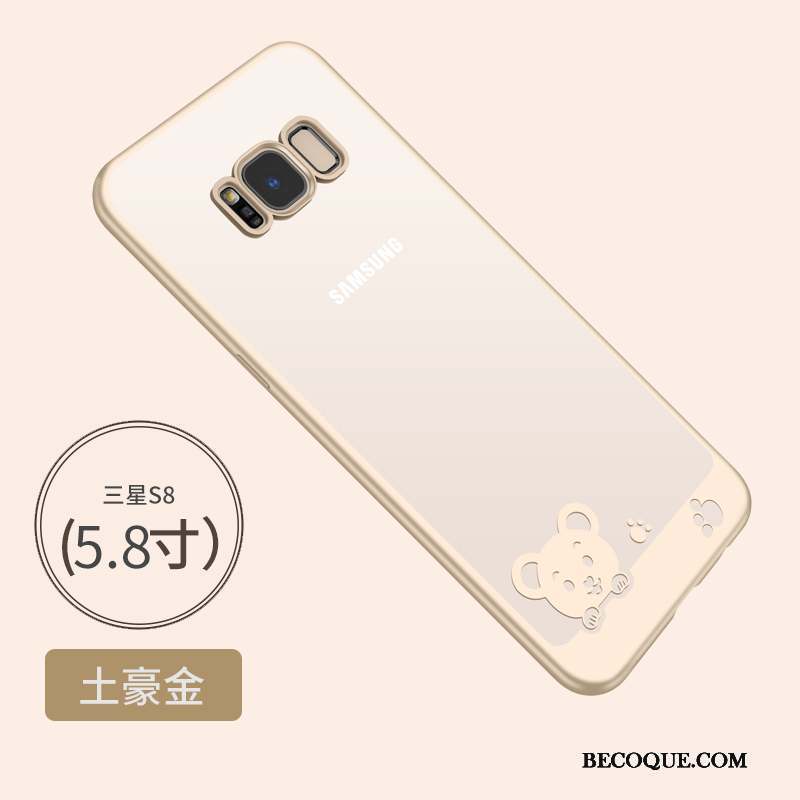 Samsung Galaxy S8 Coque Personnalité Incassable Tout Compris Rose Étui Créatif