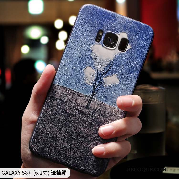 Samsung Galaxy S8+ Coque Protection Créatif Tendance Silicone Fluide Doux Tout Compris