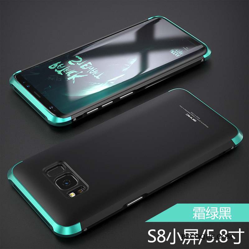 Samsung Galaxy S8 Coque Très Mince Incassable Tout Compris Protection Étui Vert