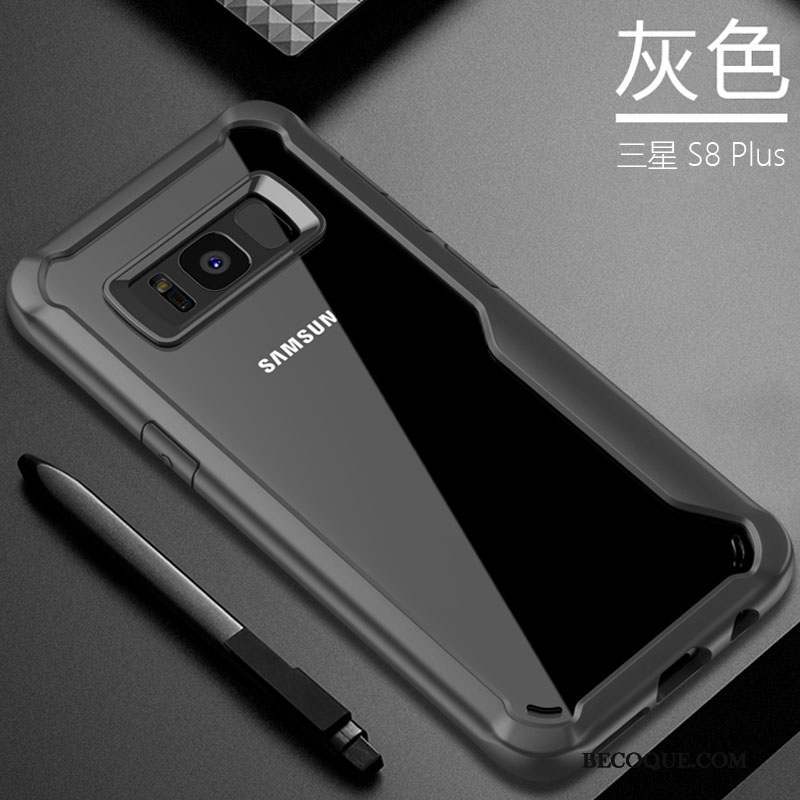 Samsung Galaxy S8+ Coque Étui Incassable Transparent Tout Compris Fluide Doux Protection