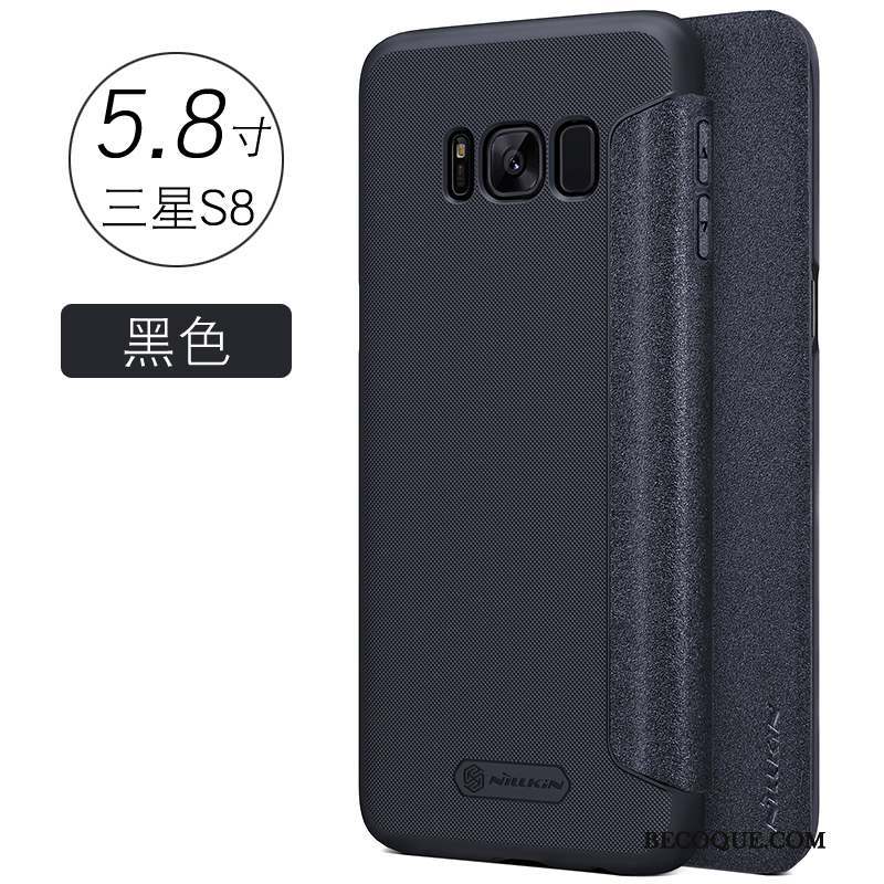 Samsung Galaxy S8 Coque Étui Légère Antidérapant Étui En Cuir De Téléphone