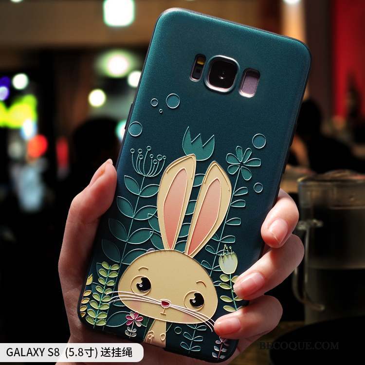 Samsung Galaxy S8 Créatif Silicone Ornements Suspendus Coque De Téléphone Frais Tout Compris