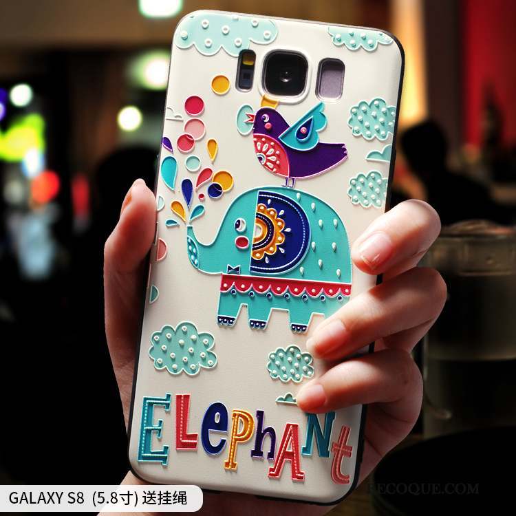 Samsung Galaxy S8 Créatif Silicone Ornements Suspendus Coque De Téléphone Frais Tout Compris