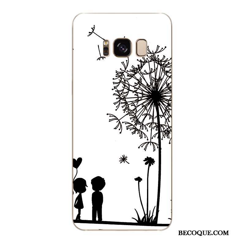 Samsung Galaxy S8+ Dessin Animé Coque Bleu Protection Charmant Étui