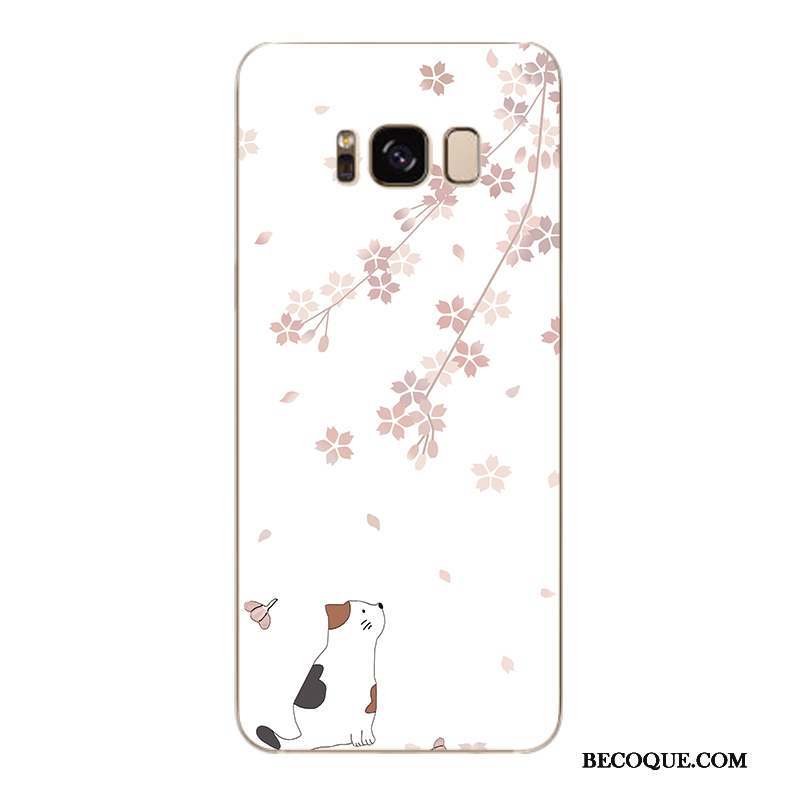 Samsung Galaxy S8+ Dessin Animé Coque Bleu Protection Charmant Étui