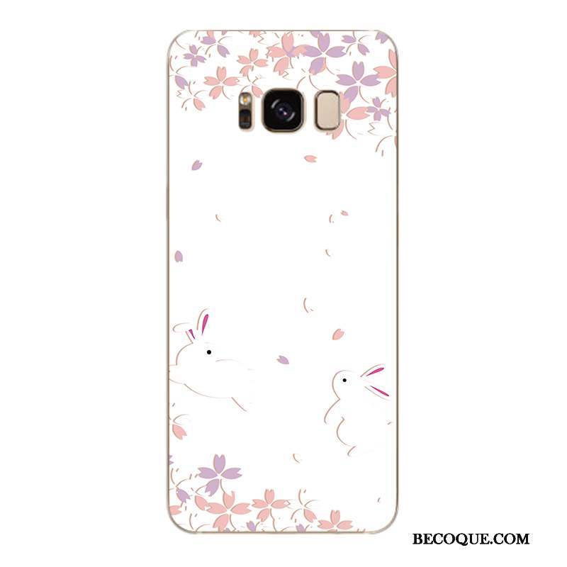 Samsung Galaxy S8+ Dessin Animé Coque Bleu Protection Charmant Étui