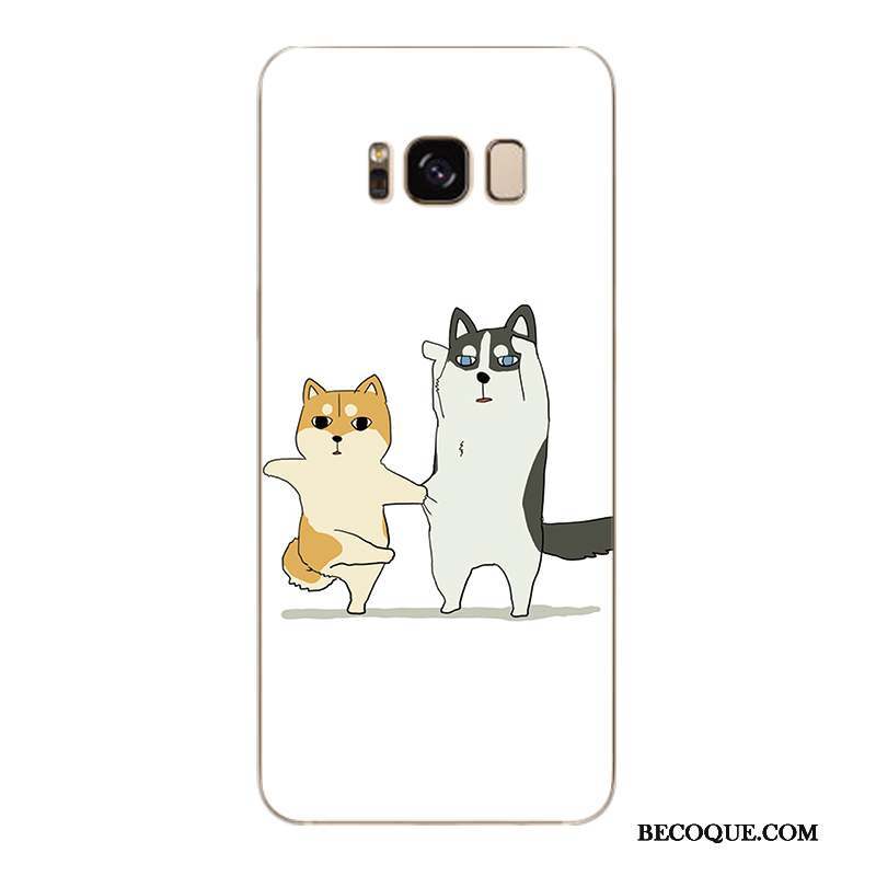 Samsung Galaxy S8+ Dessin Animé Coque Bleu Protection Charmant Étui