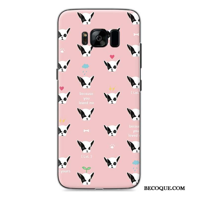 Samsung Galaxy S8 Dessin Animé Coque De Téléphone Peinture Charmant Gris Étui