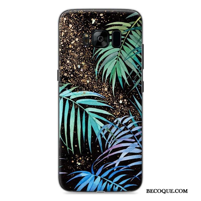 Samsung Galaxy S8 Dessin Animé Coque De Téléphone Peinture Charmant Gris Étui