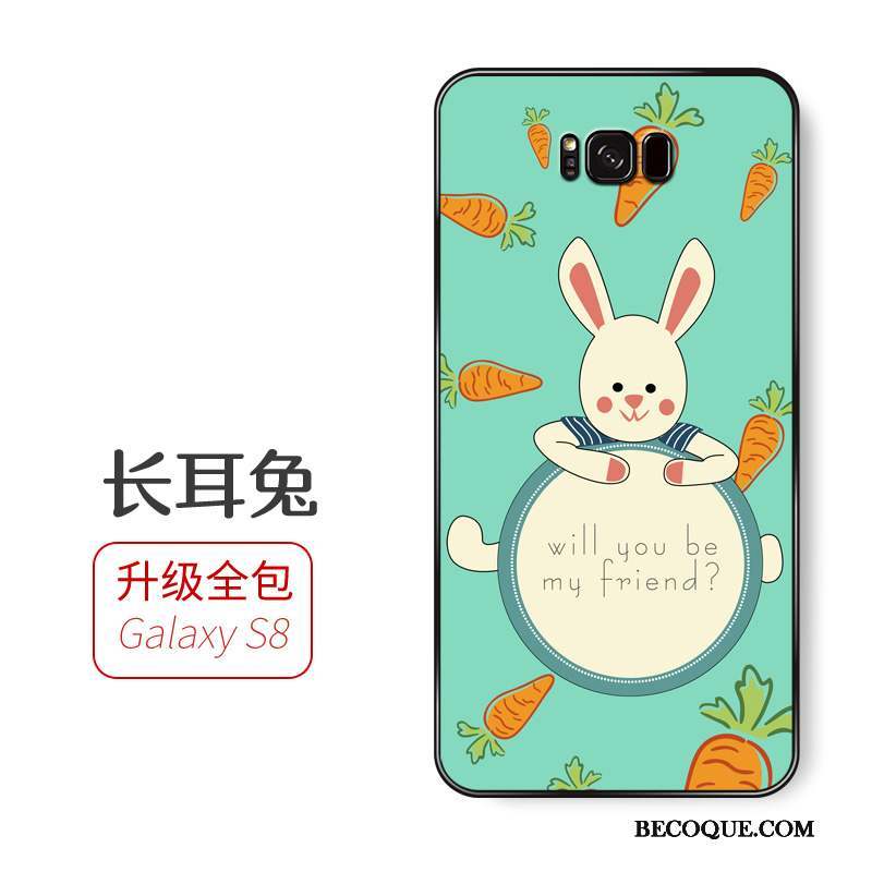 Samsung Galaxy S8 Dessin Animé Silicone Étui Protection Coque De Téléphone Ornements Suspendus