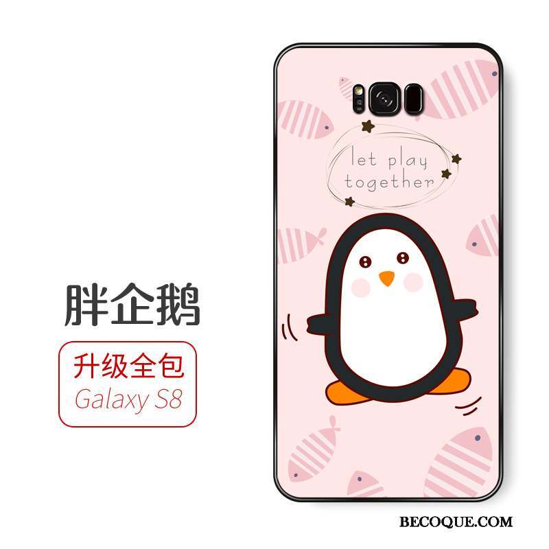 Samsung Galaxy S8 Dessin Animé Silicone Étui Protection Coque De Téléphone Ornements Suspendus