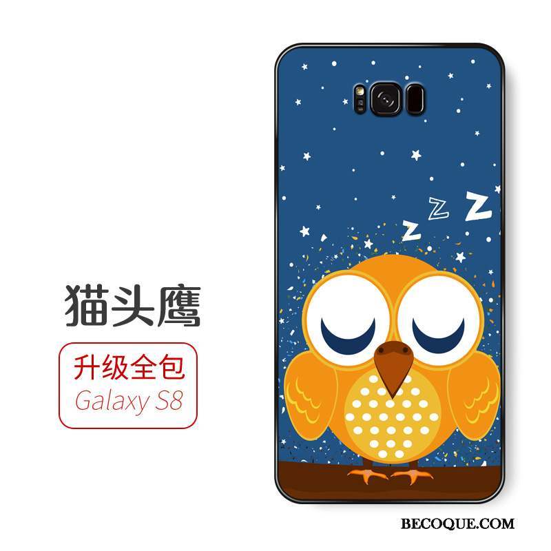 Samsung Galaxy S8 Dessin Animé Silicone Étui Protection Coque De Téléphone Ornements Suspendus