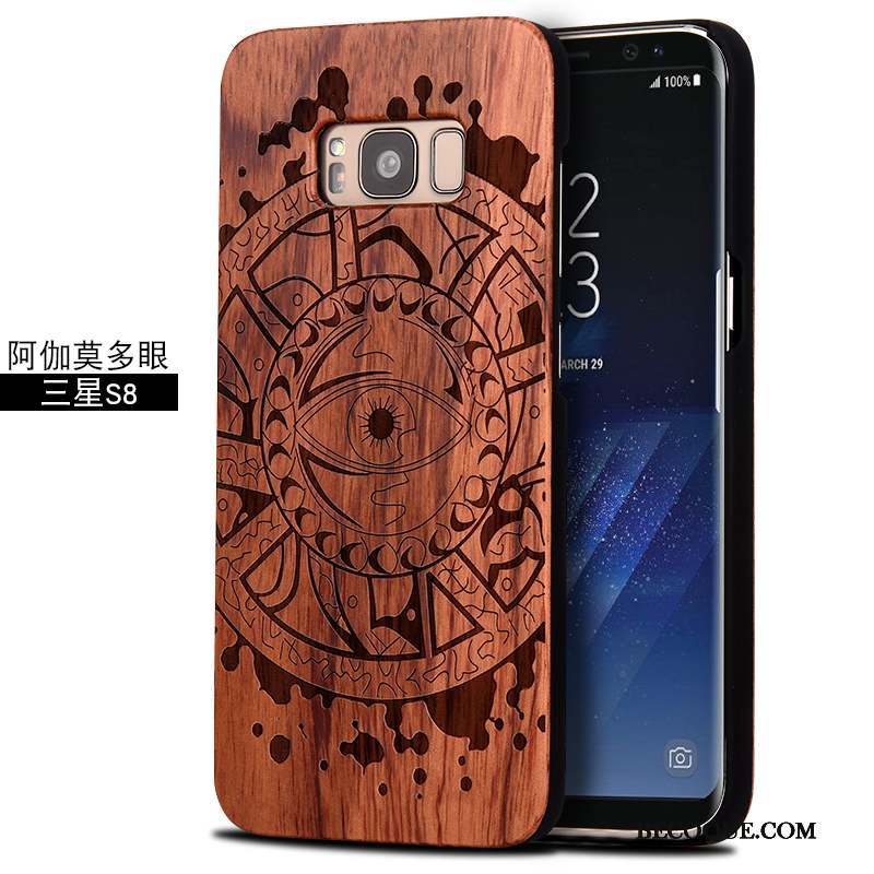 Samsung Galaxy S8 Difficile Rouge Incassable Coque Personnalité Totem