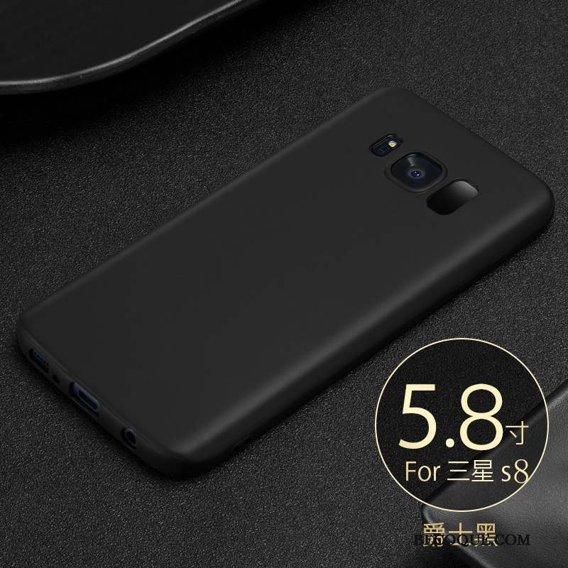 Samsung Galaxy S8 Délavé En Daim Incassable Coque De Téléphone Fluide Doux Silicone Protection