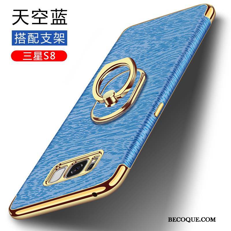 Samsung Galaxy S8 Fluide Doux Incassable Protection Bleu Coque De Téléphone Silicone