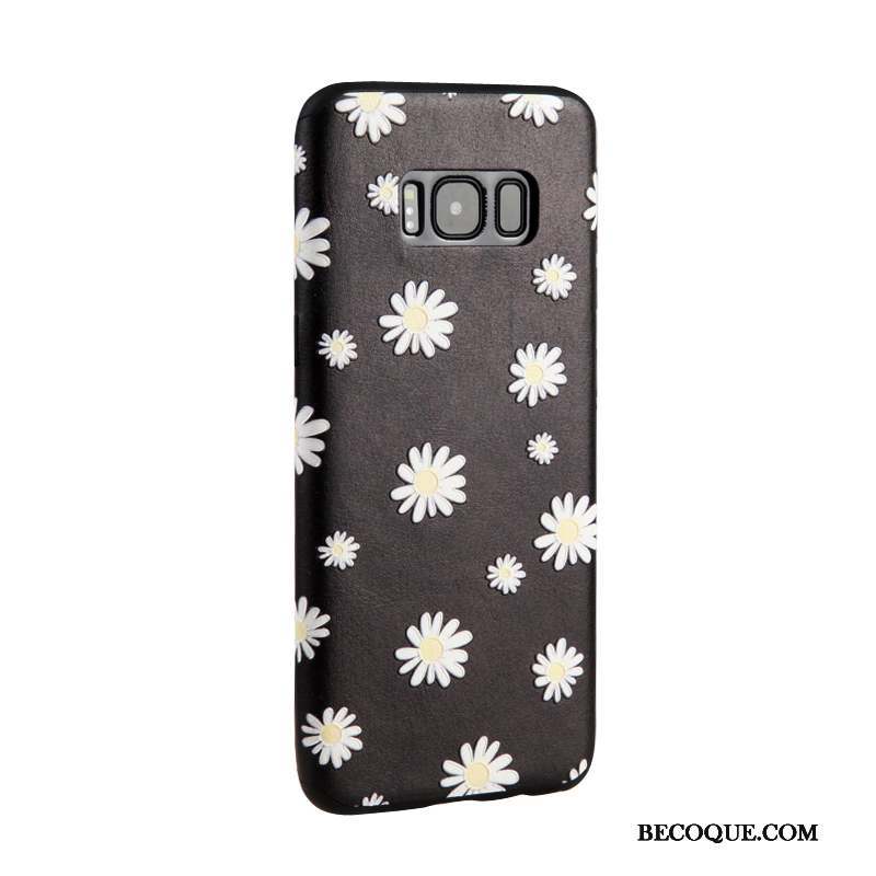 Samsung Galaxy S8+ Fluide Doux Noir Coque De Téléphone Étui Tendance Dessin Animé