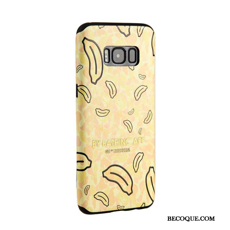 Samsung Galaxy S8+ Fluide Doux Noir Coque De Téléphone Étui Tendance Dessin Animé
