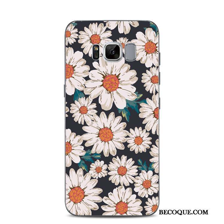 Samsung Galaxy S8+ Fluide Doux Protection Coque De Téléphone Gaufrage Encre Support