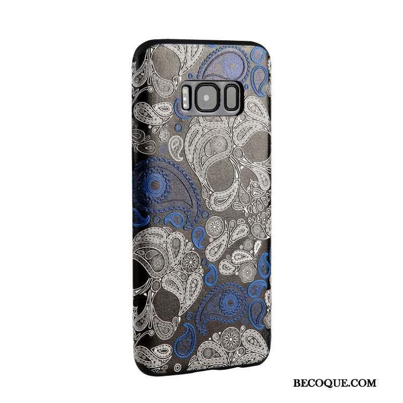 Samsung Galaxy S8 Fluide Doux Protection Gaufrage Étui Dessin Animé Coque De Téléphone