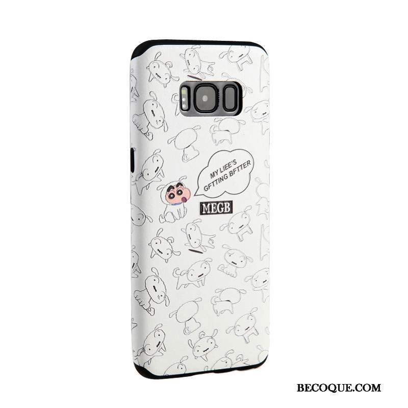 Samsung Galaxy S8 Fluide Doux Protection Gaufrage Étui Dessin Animé Coque De Téléphone