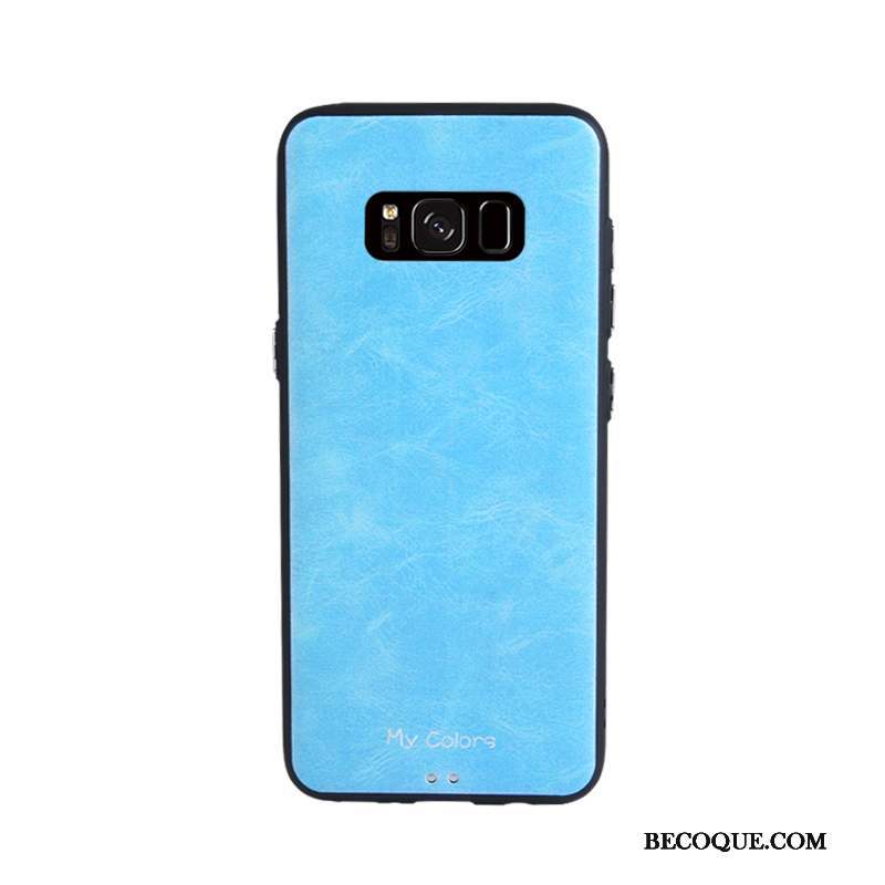 Samsung Galaxy S8 Fluide Doux Protection Similicuir Coque De Téléphone Étui Rouge