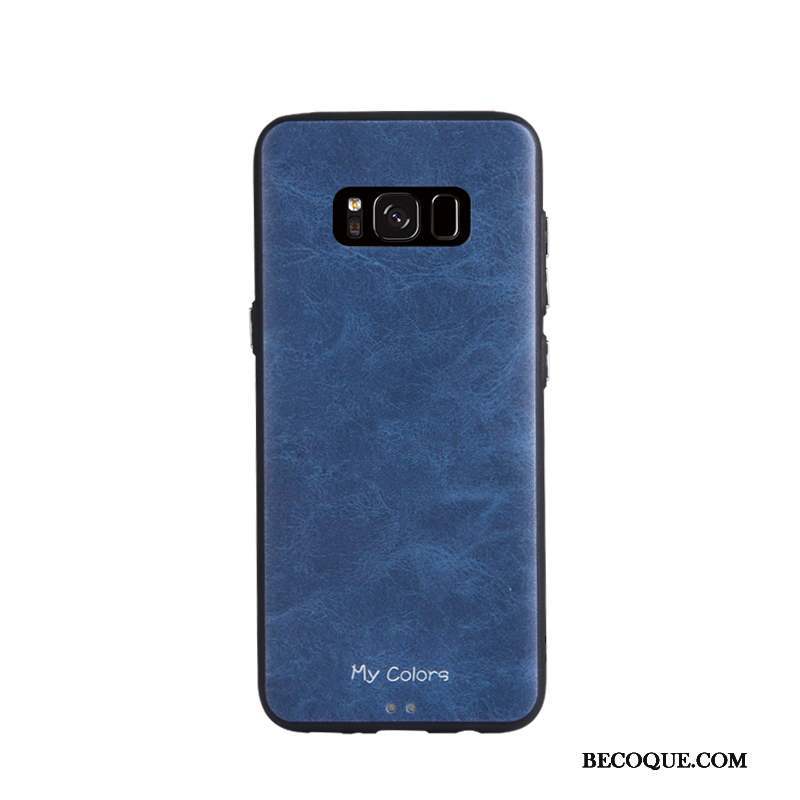 Samsung Galaxy S8 Fluide Doux Protection Similicuir Coque De Téléphone Étui Rouge