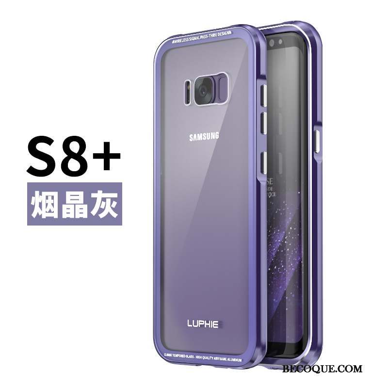 Samsung Galaxy S8+ Incassable Border Téléphone Portable Protection Métal Coque